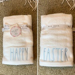 Rae Dunn Happy Easter Towel Set